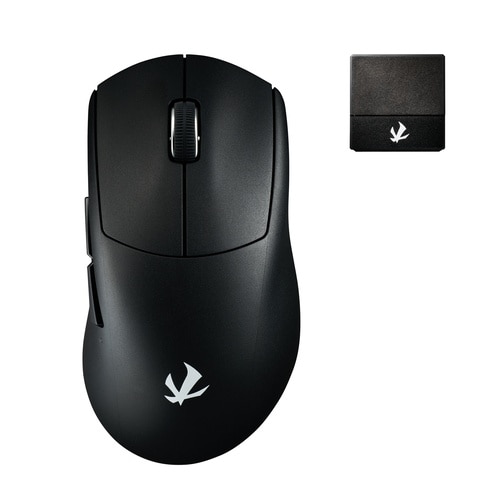 ゲーミングマウス 軽量 無線有線 Lサイズブラック