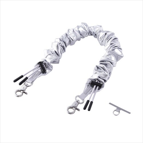 スマホハンドストラップ カジュアル シルバー