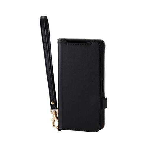 AQUOSsense10ケース 手帳型ハンド付 黒