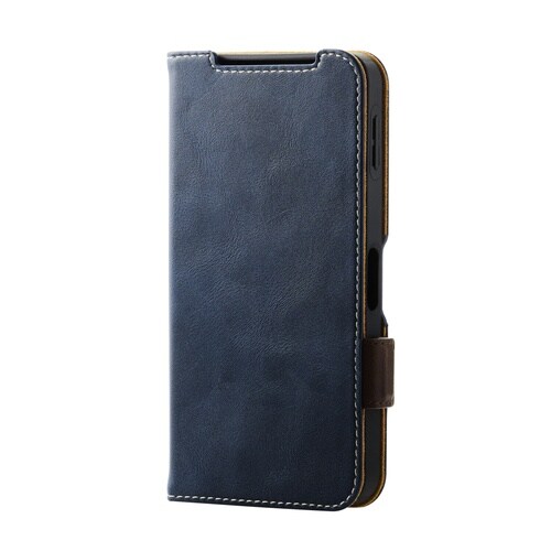 AQUOSsense10ケース 手帳型耐衝撃 紺