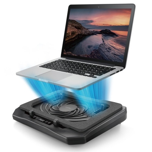 ノートパソコン冷却スタンド 12−18インチ 黒