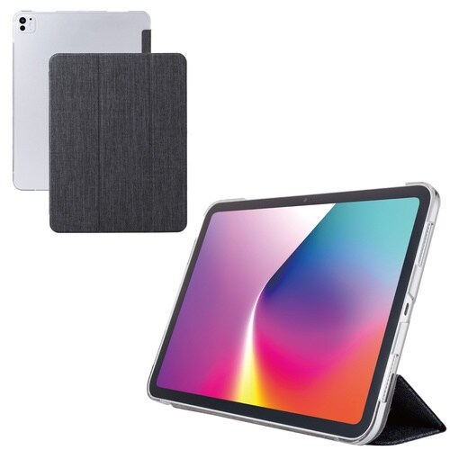 iPadProケース M4 薄型軽量 ブラック