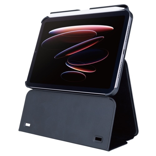 iPadminiケース 高さ調整 ブラック