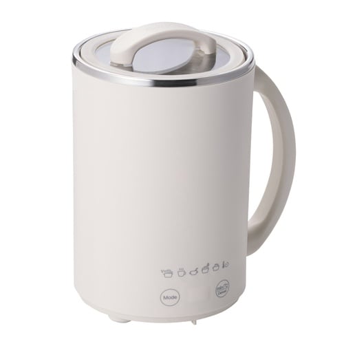 マグカップ型 電気鍋 500ml 大容量 ベージュ