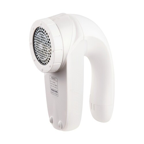 毛玉取り 電動 乾電池式 6枚刃 ホワイト