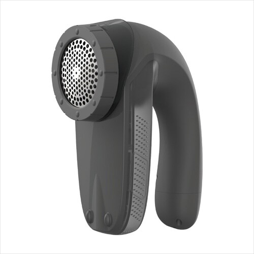 毛玉取り 電動 充電式 交流式 6枚刃 グレー