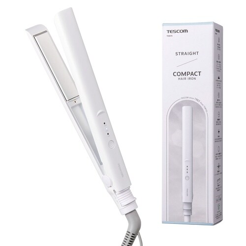 ヘアアイロン ストレート 25mm ナノ ホワイト