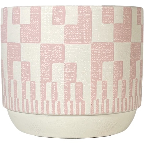 モダンパターンポット