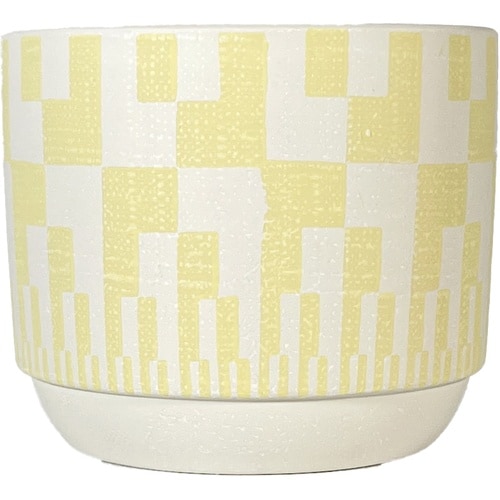 モダンパターンポット