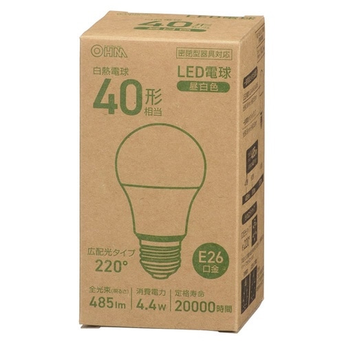 LED電球 A E26 4.3W N