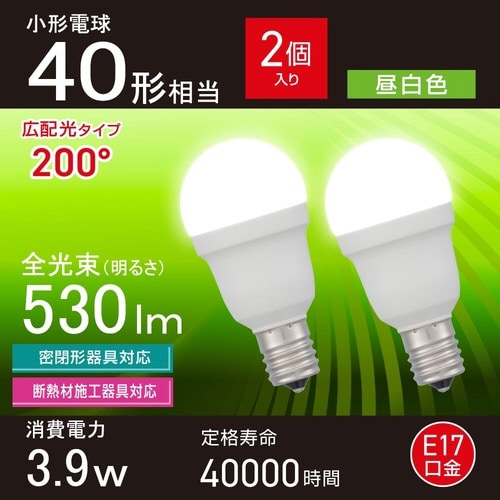 LED PS E17 3.9W N 2P