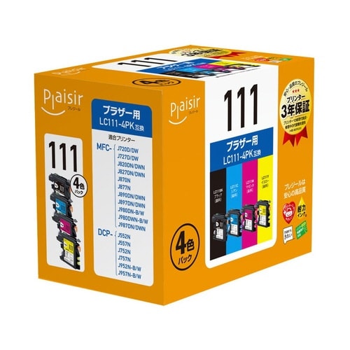 互換インク LC11−4PK 4色