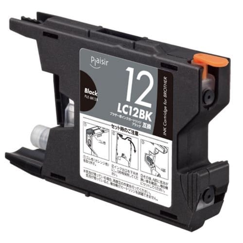 互換インク LC12BK 黒(顔料)