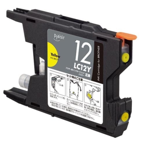互換インク LC12Y イエロー(染料)
