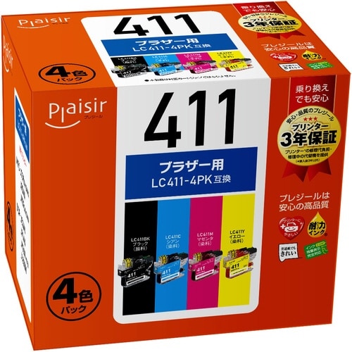 互換インク LC411−4PK
