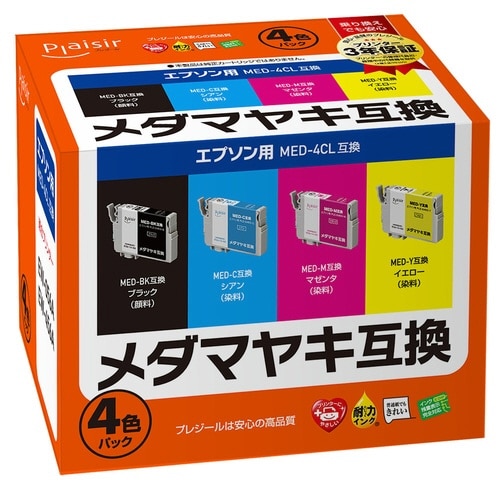 互換インク MED−4CL 4色セット