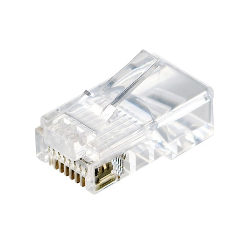 RJ45コネクタ Cat5e 10個 透明