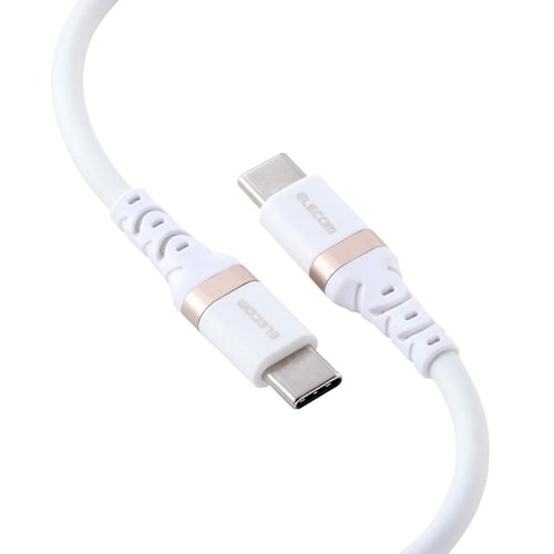 やわらかケーブル C−C 2m 240W 白