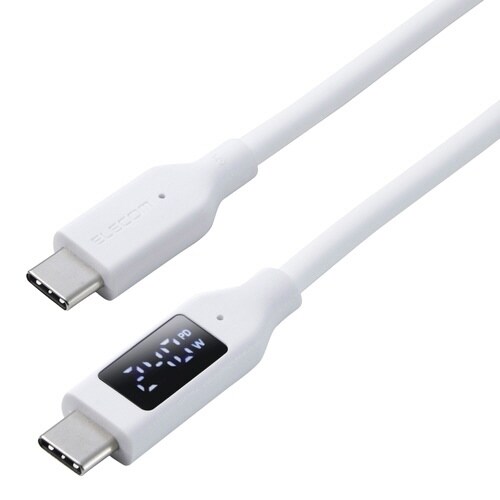 電力表示ケーブル C−C 2m 240W ホワイト