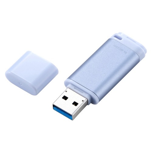 USBメモリ 64GB USB3.2 ブルー