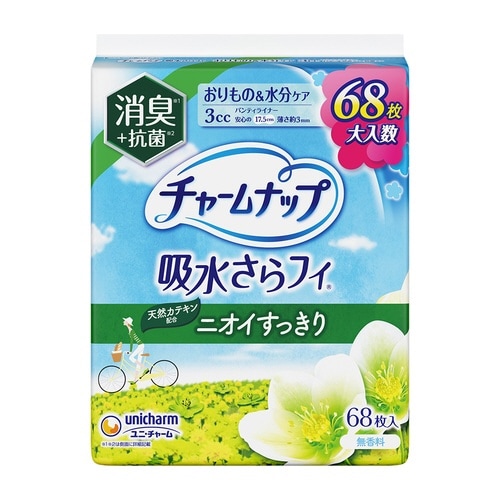 チャームナップ 吸水さらフィPライナー消臭68枚