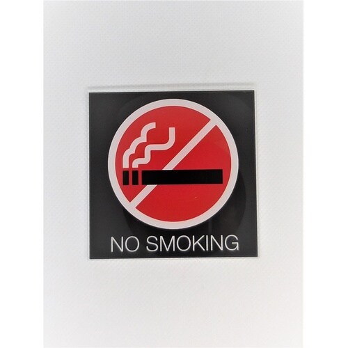 サインプレート 禁煙(黒赤)
