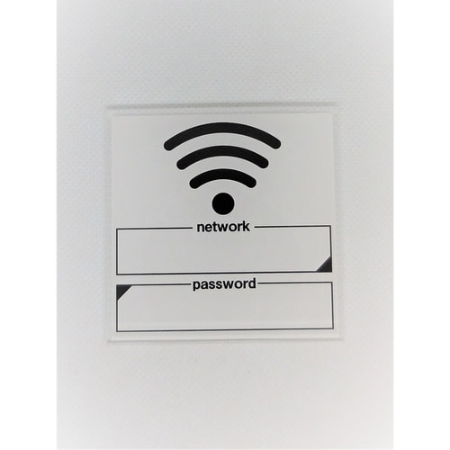 サインプレート WI −FI 書き込み可