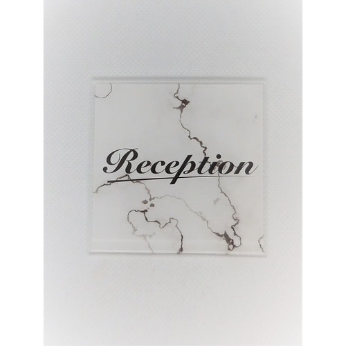 サインプレート 受付 大理石