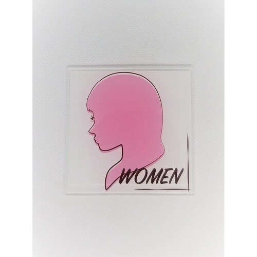 サインプレート WC横顔女性