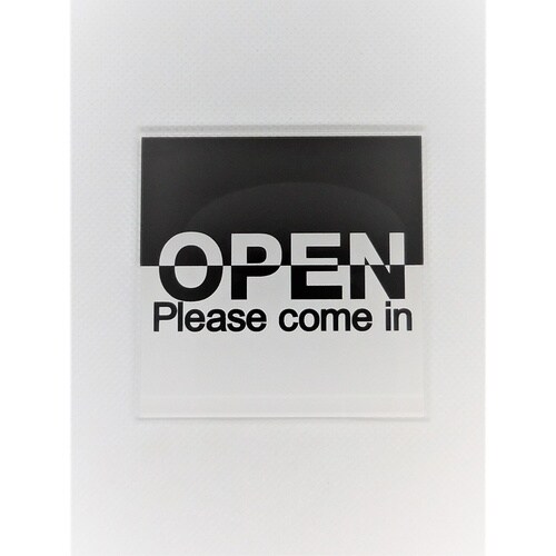 サインプレート オープン ツートーン