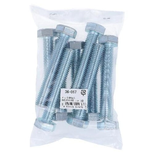 ユニクロ六角ボルト 5/8X100 10P