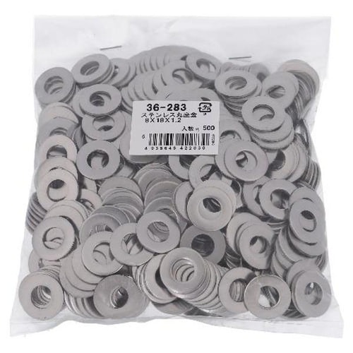 ステン 丸座金 8X18X1.2 500P