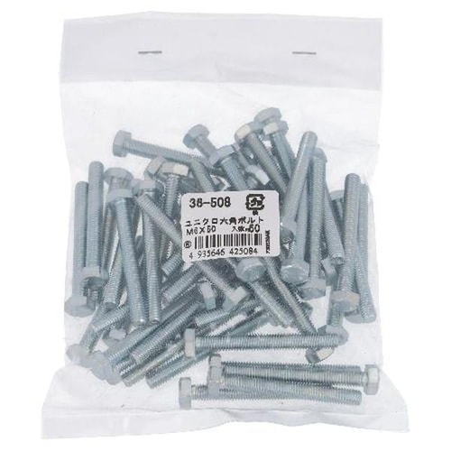 ユニクロ 六角ボルト M6X50 50P