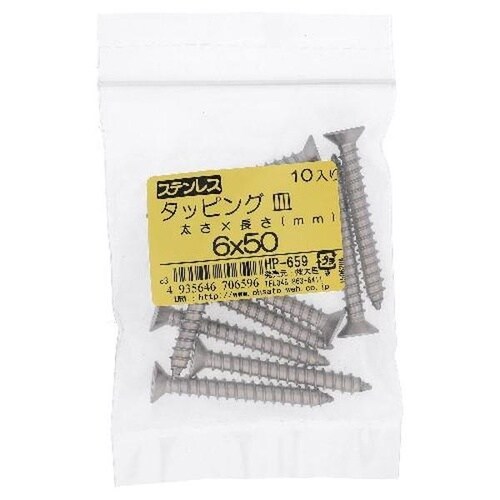 ステン タッピング サラ 6X50 10P