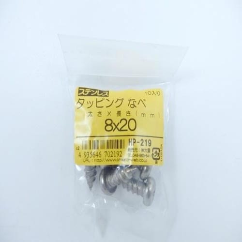 ステン タッピング ナベ 8X20 10P