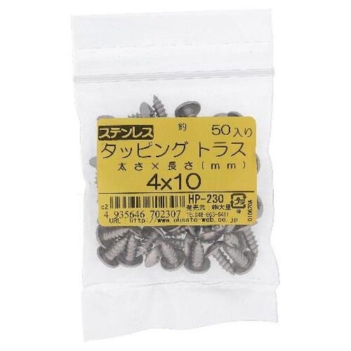 ステン タッピング トラス 4X10 50P