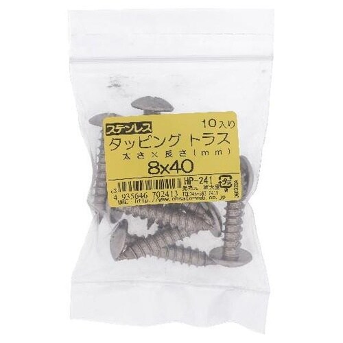ステン タッピング トラス 8X40 10P