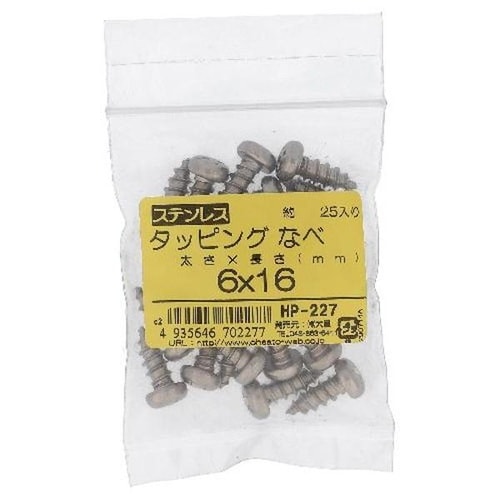 ステン タッピング ナベ 6X16 25P