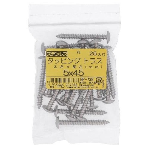 ステン タッピング トラス 5X45 25P