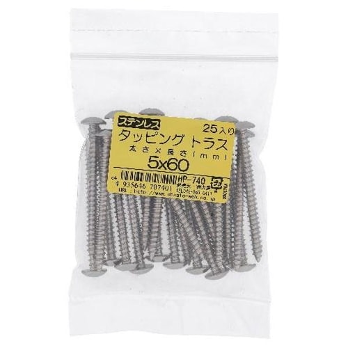 ステン タッピング トラス 5X60 25P