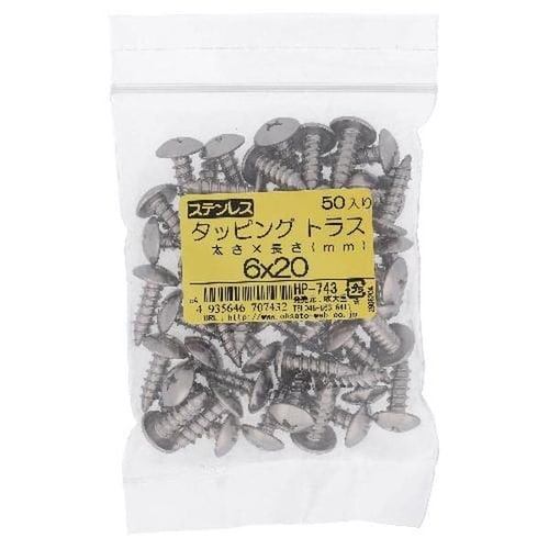ステン タッピング トラス 6X20 50P