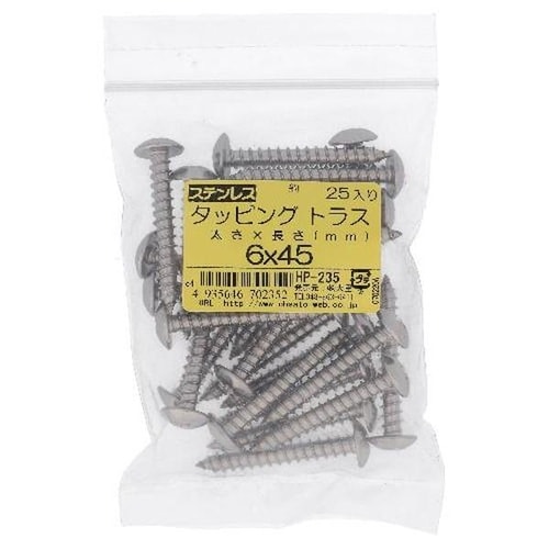 ステン タッピング トラス 6X45 25P