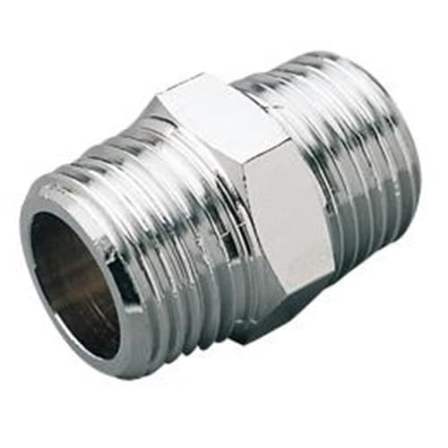 OK676 メッキ角ニップル 20x13