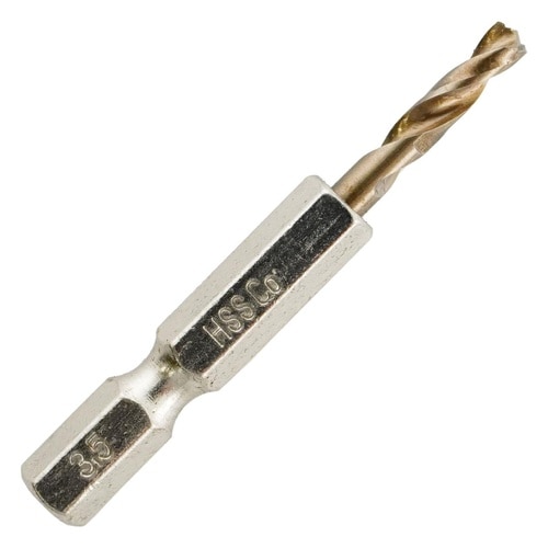 六角軸ステン鉄ショートドリル3.5mm