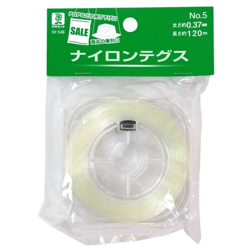 #054214 ナイロンテグス 5号 約120m