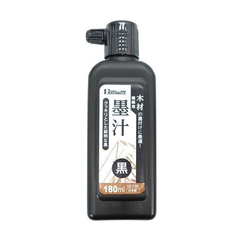 #052531 墨汁 180ml 黒 木材用