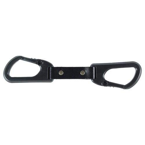 ALホルダー 黒 カラビナxカラビナ