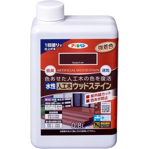 人工木ウッドステイン 0.8L ウォルナット