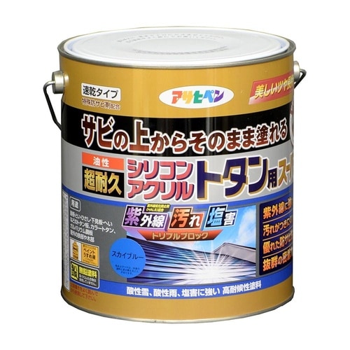 シリコンアクリルトタン 3kg スカイブルー