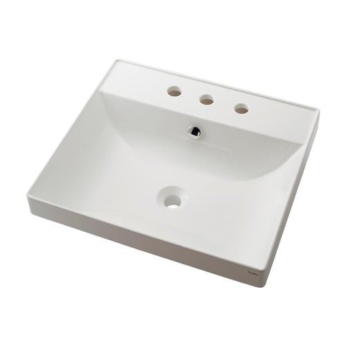 493−183 角型洗面器 3ホール